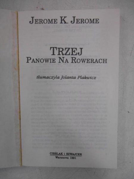 Trzej panowie na rowerach