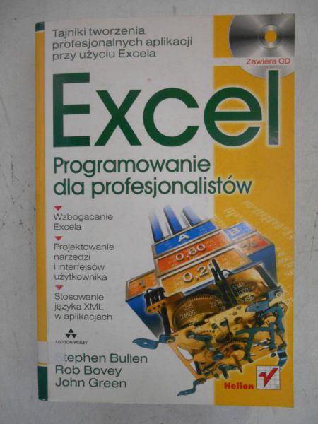 Bovey Rob - Excel. Programowanie dla profesjonalistów + CD