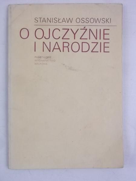 O ojczyźnie i narodzie