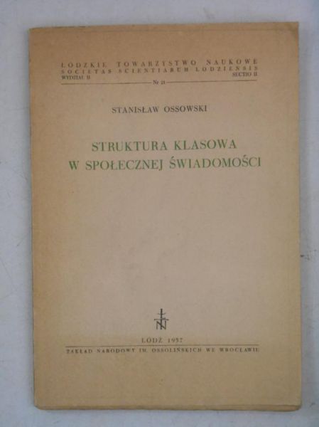 Struktura klasowa w społecznej świadomości