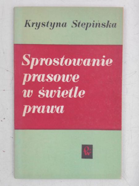 Sprostowanie prasowe w świetle prawa