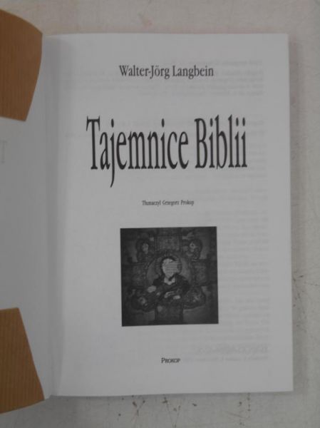 Langbein Walter-Jorg - Tajemnice Biblii