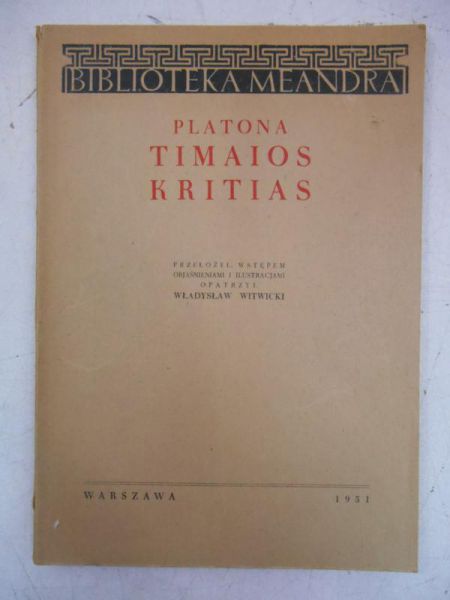 Platona Timaios Kritias
