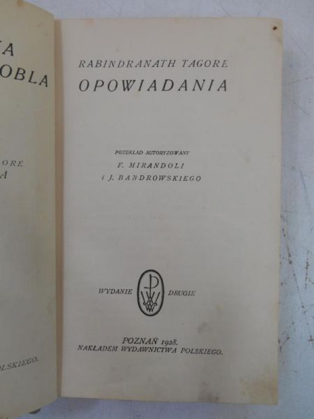 Opowiadania, 1928 r.