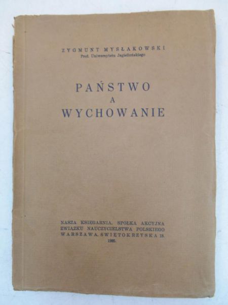 Państwo a wychowanie, 1935 r.