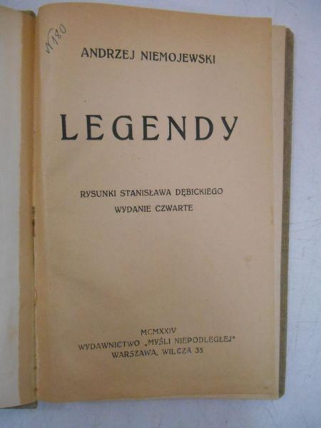 Legendy, 1924 r.