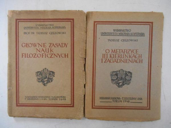 Główne zasady nauk filozoficznych / O metafizyce, 1948 r.