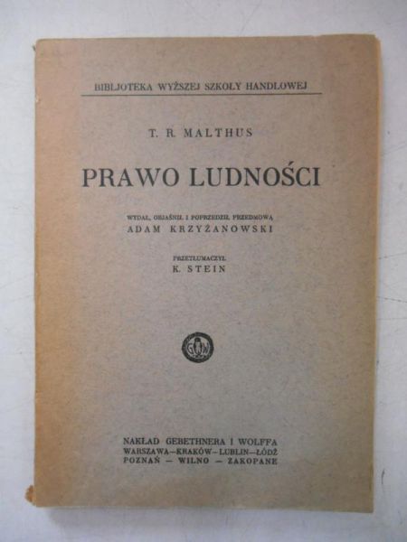 Prawo ludności, 1925 r.