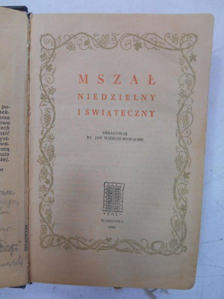 Mszał niedzielny i świąteczny