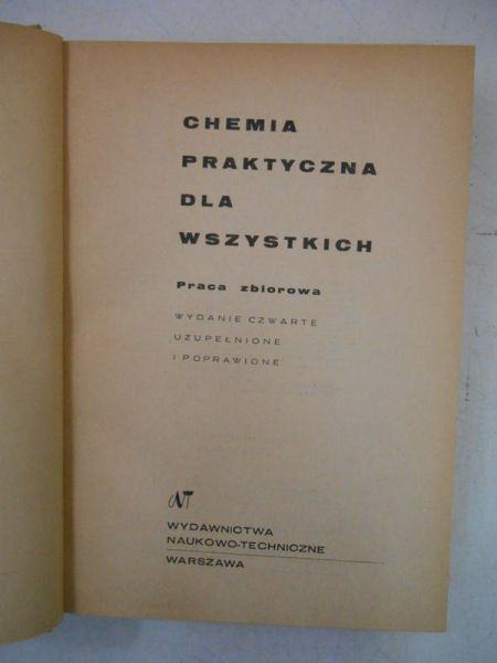 Chemia praktyczna dla wszystkich