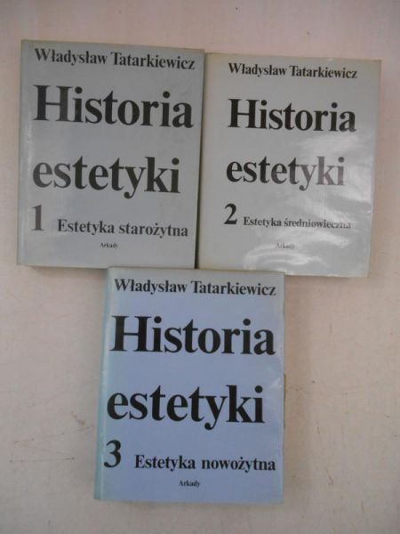 Historia estetyki, tomy I-III