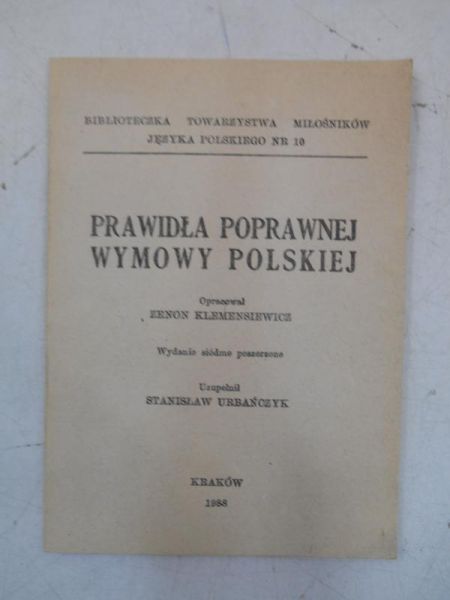 Prawidła poprawnej wymowy polskiej