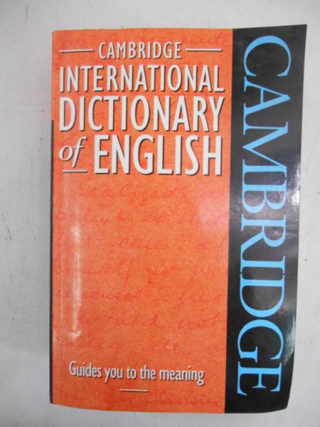 Cambridge International Dictionary of English