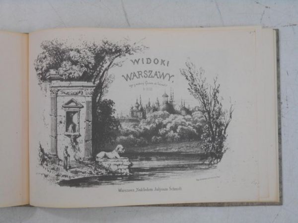 Widoki Warszawy, Reprint z 1852 r.