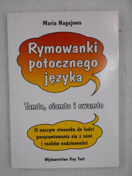 Nagajowa Maria - Rymowanki potocznego języka, autograf