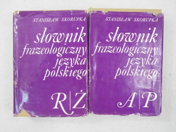 Słownik frazeologiczny języka polskiego, Tom I-II
