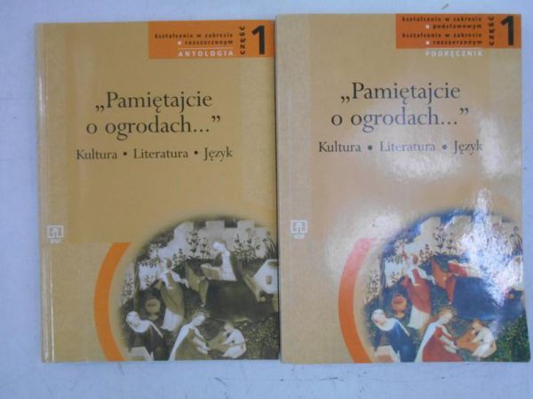 Pamiętajcie o ogrodach, 2 książki, Część 1
