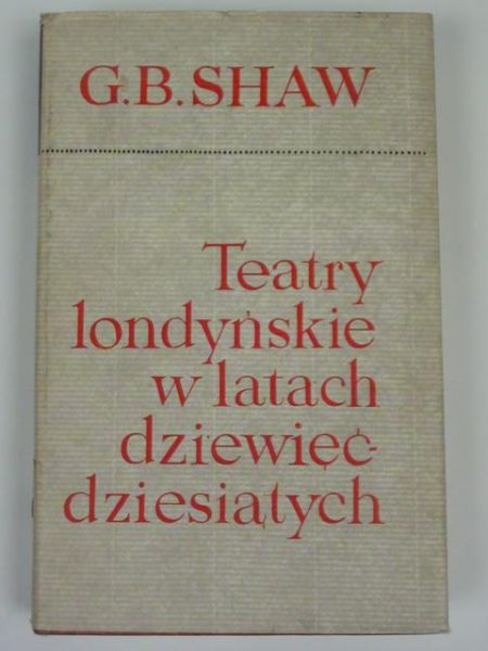 Teatry londyńskie w latach dziewięćdziesiątych