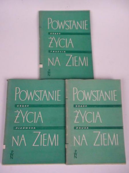 Kreiner Jerzy, Skowron Stanisław - Powstanie życia na ziemi, t. I-III