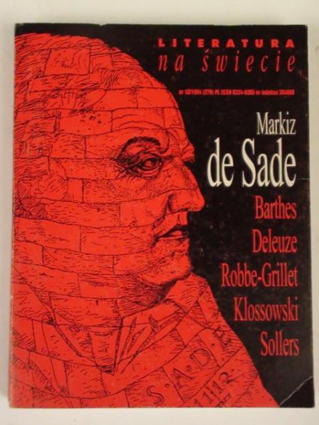 Literatura na świecie nr 10/1994 Markiz de Sade