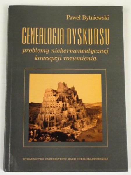 Bytniewski Paweł -  Genealogia dyskursu