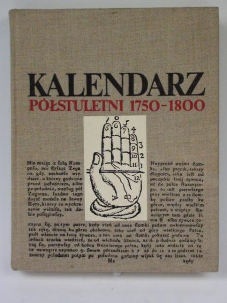 Baczko Bronisław,   - Kalendarz półstuletni 1750-1800