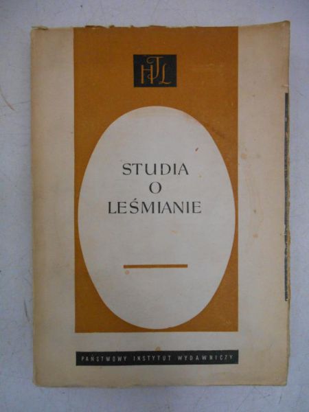 Głowiński Michał (red.) - Studia o Leśmianie