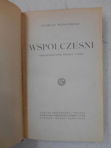 Współczesni, ok.. 1930 r.