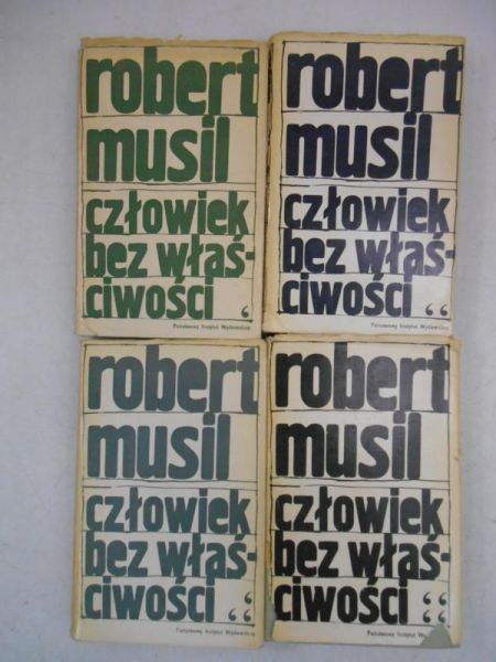 Człowiek bez właściwości Tom I-IV, Komplet