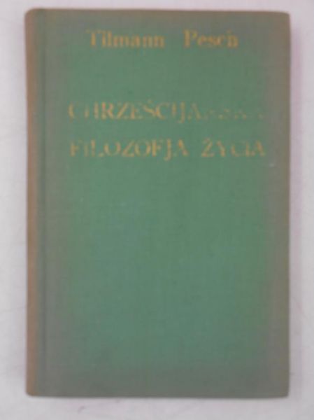 Chrześcijańska filozofia życia, 1924 r.