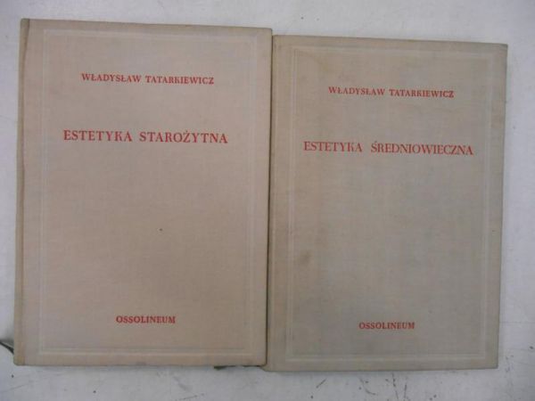 Estetyka starożytna / Estetyka średniowiecza, Tom I-II