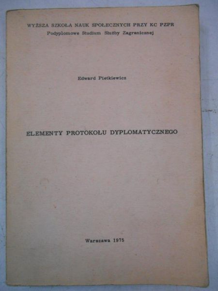 Elementy protokołu dyplomatycznego
