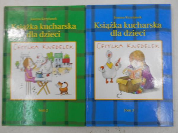 Książka kucharska dla dzieci Cecylka Knedelek, Tom II-III
