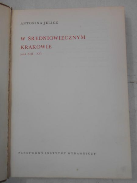 W średniowiecznym Krakowie