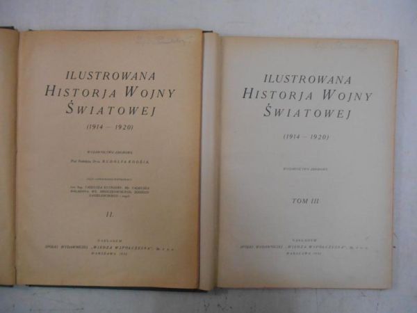 Ilustrowana Historja Wojny Światowej, Tomy II i III, 1932 r.