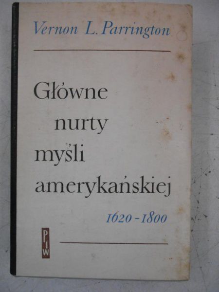 Główne nurty myśl amerykańskiej 1620-1800