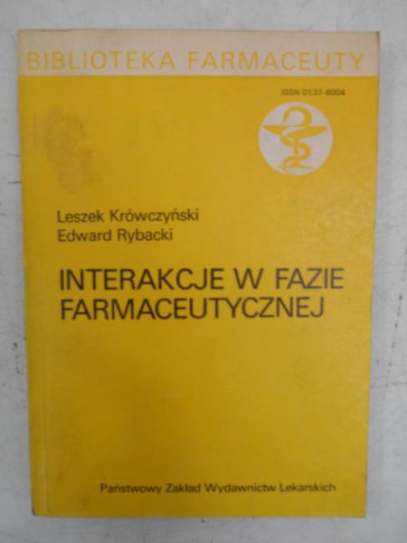 Interakcje w fazie farmaceutycznej
