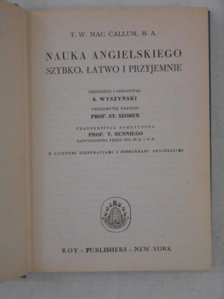 Callum Mac - Nauka angielskiego. Szybko, łatwo i przyjemnie