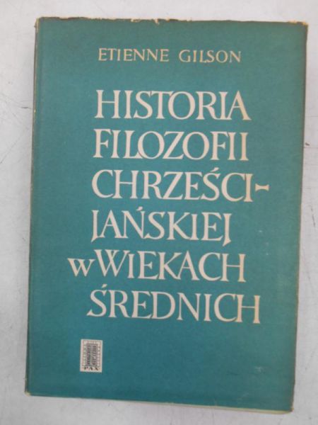 Historia filozofii chrześcijańskiej w wiekach średnich