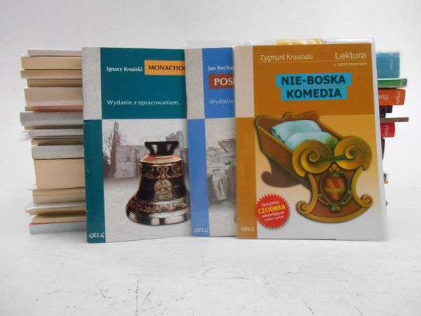 Lektura z opracowaniem, zestaw 43 książek