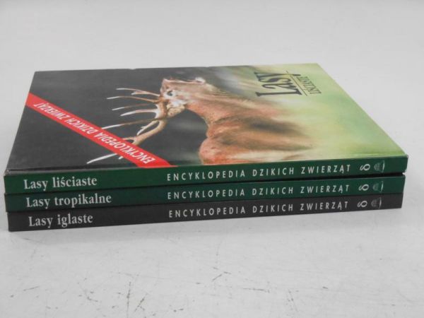 Encyklopedia dzikich zwierząt. Zestaw 3 książek