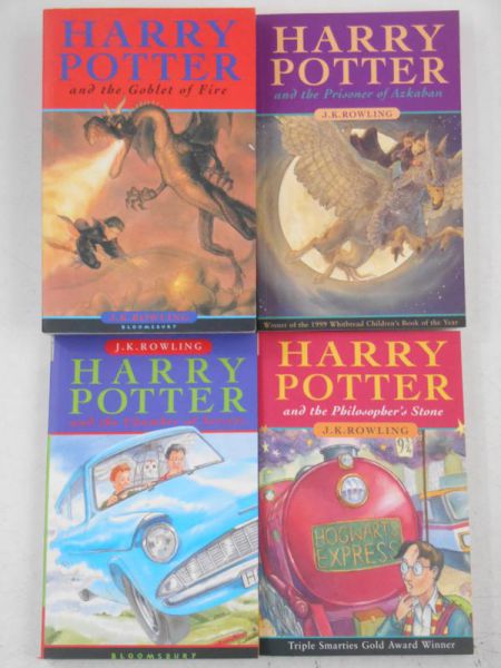Harry Potter, Zestaw 4 książek, I wydanie