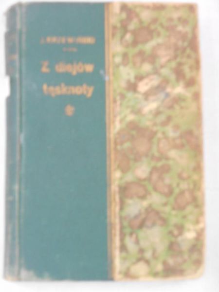 Z dziejów tęsknoty, 1921 r.