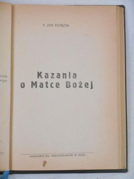 Kazania o Matce Boskiej, 1947 r.