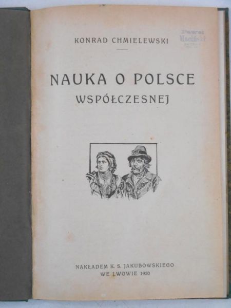 Nauka o Polsce współczesnej, 1920 r.