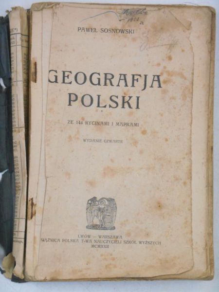 Geografja Polski, 1922 r.