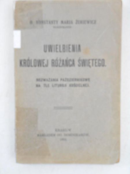 Uwielbienia Królowej Różańca Świętego, 1921 r.