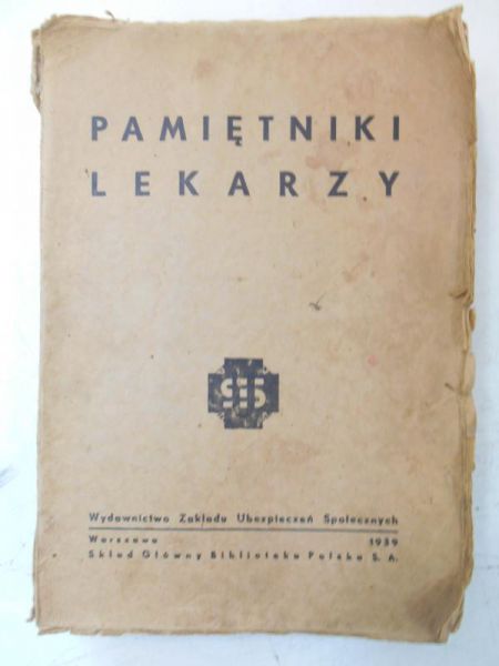 Pamiętniki lekarzy,  1939 r.