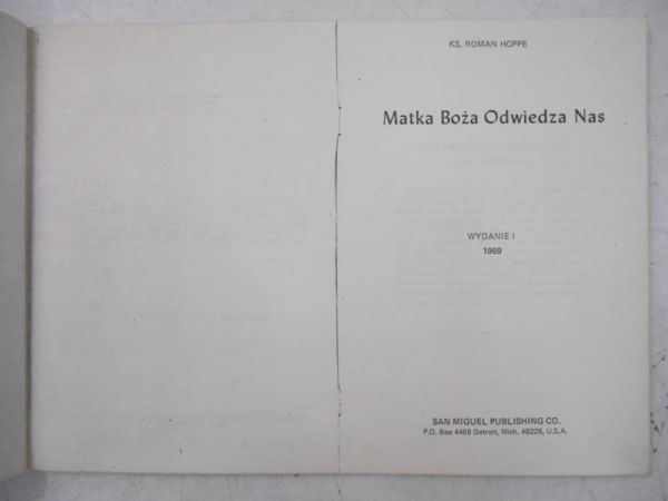 Matka Boża Odwiedza Nas
