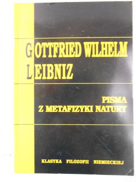 Pisma z metafizyki natury